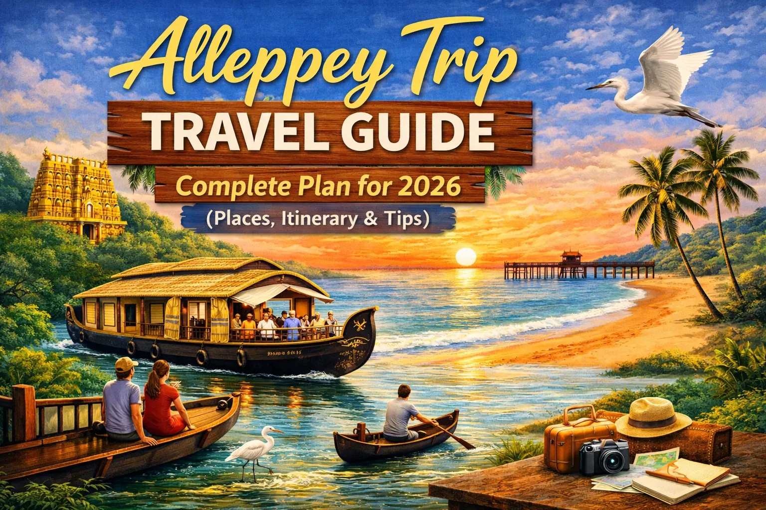 Alleppey Trip Travel Guide Complete Plan for 2026 (Places, Itinerary & Tips)