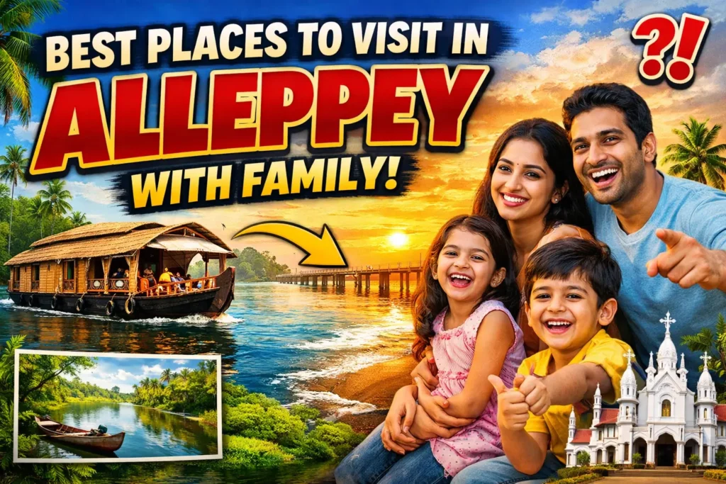 Best Places to Visit in Alleppey with Family
