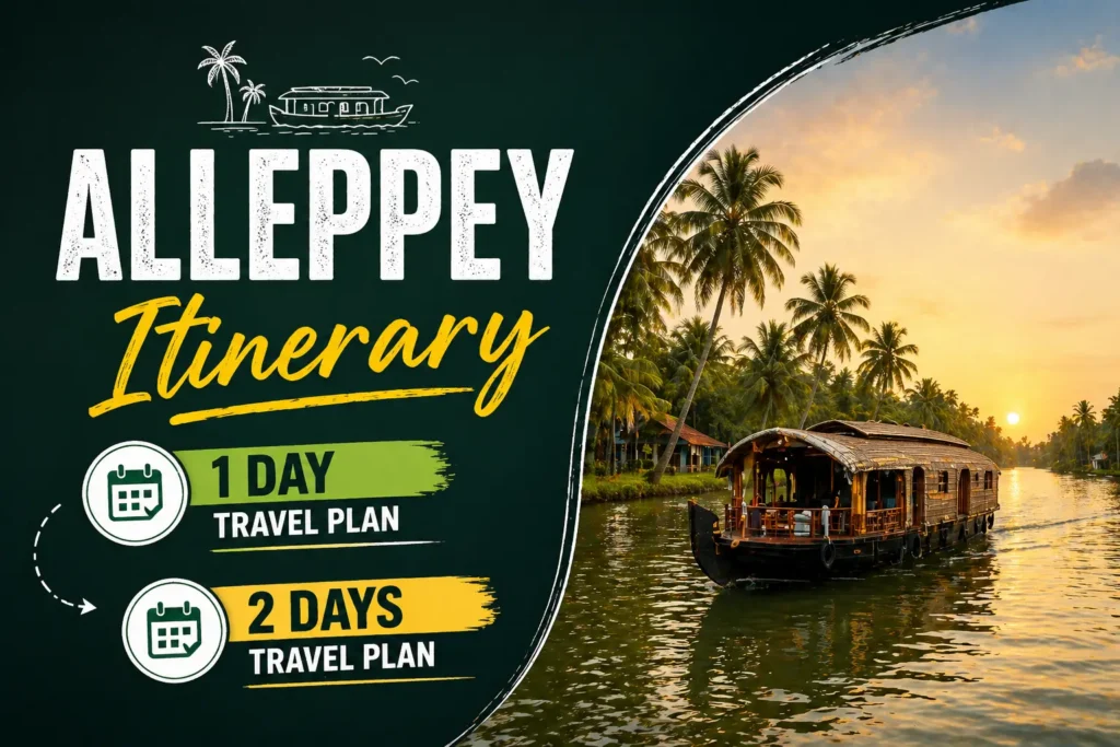 Alleppey Itinerary: 1 Day & 2 Days Travel Plan