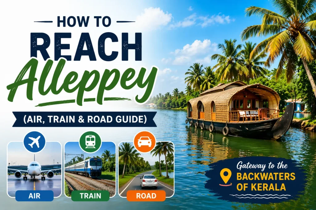 How to Reach Alleppey (Air, Train & Road Guide)